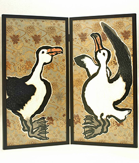 絵本・造形作家こしだミカさん作品額装